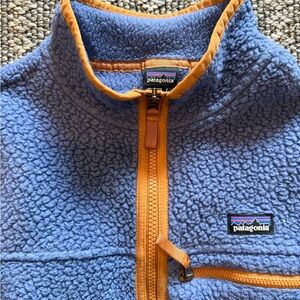 Patagonia Kids Fleece jacket - Blue and brown
